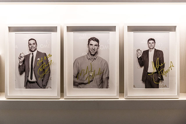 Майкл Фелпс и другие олимпийские пловцы в доме OMEGA (фото 2)