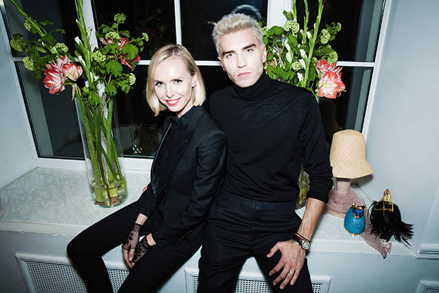 Илона Столье и Фрол Буримский Весенний коктейль Ulyana Sergeenko (фото 12)