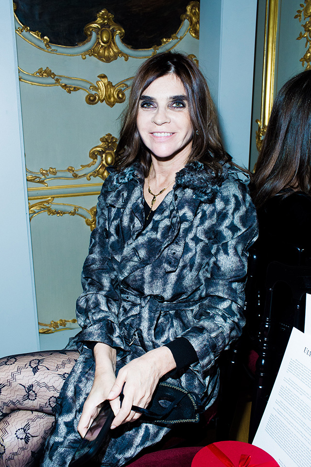 Карин Ройтфельд Гости показа Ulyana Sergeenko весна-лето 2016 (фото 10)