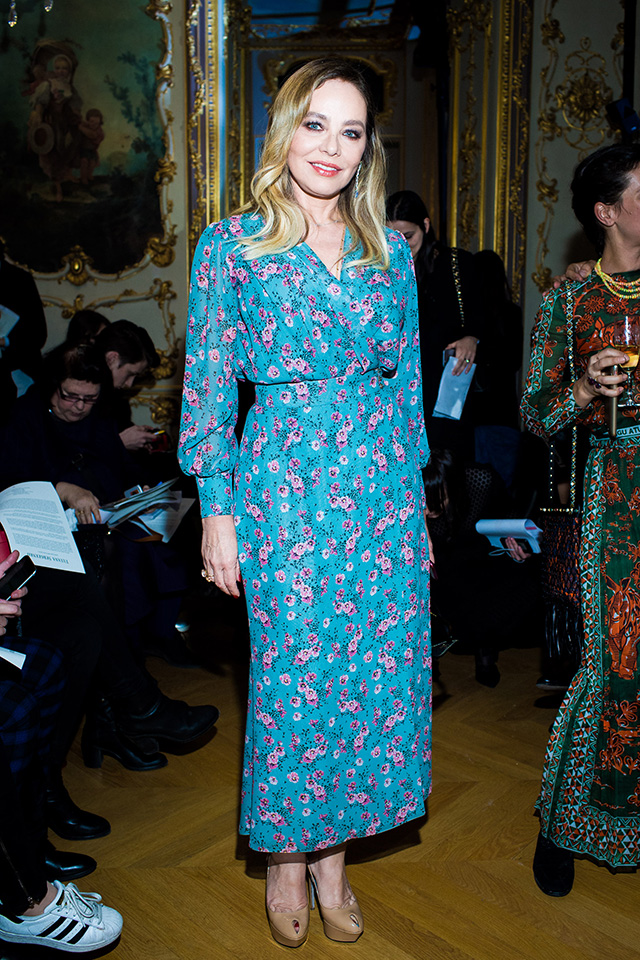 Орнелла Мути Гости показа Ulyana Sergeenko весна-лето 2016 (фото 7)