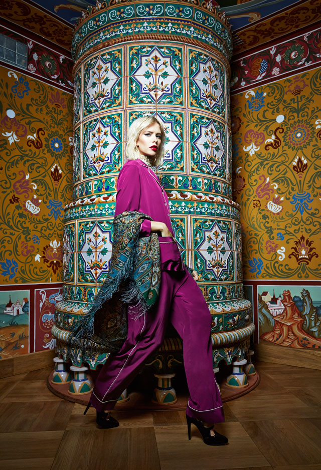 Лена Перминова в рекламной кампании Olivia von Halle (фото 4)