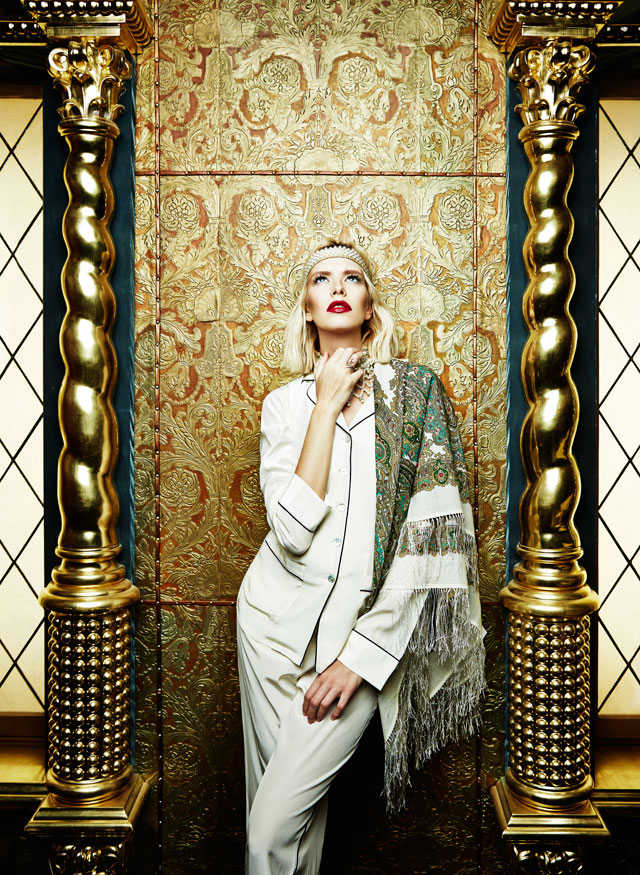 Лена Перминова в рекламной кампании Olivia von Halle (фото 6)