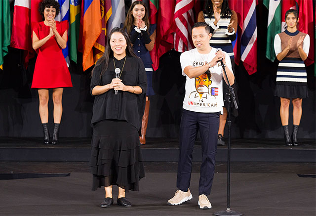 Кэрол Лим и Умберто Леон Нью-Йоркская неделя моды: Opening Ceremony, весна-лето 2017 (фото 1)