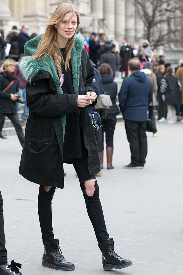 Неделя высокой моды в Париже S/S 2015: street style. Часть 2 (фото 19)