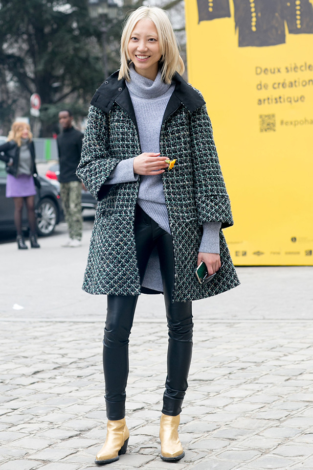 Неделя высокой моды в Париже S/S 2015: street style. Часть 2 (фото 22)