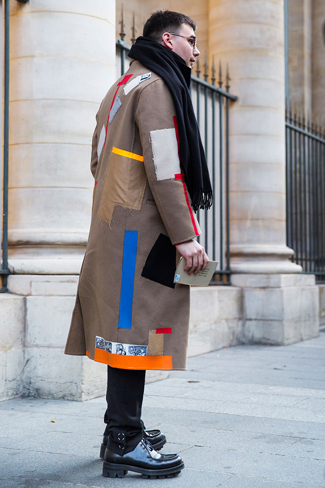 Неделя мужской моды в Париже, осень-зима 2016: street style (фото 13)
