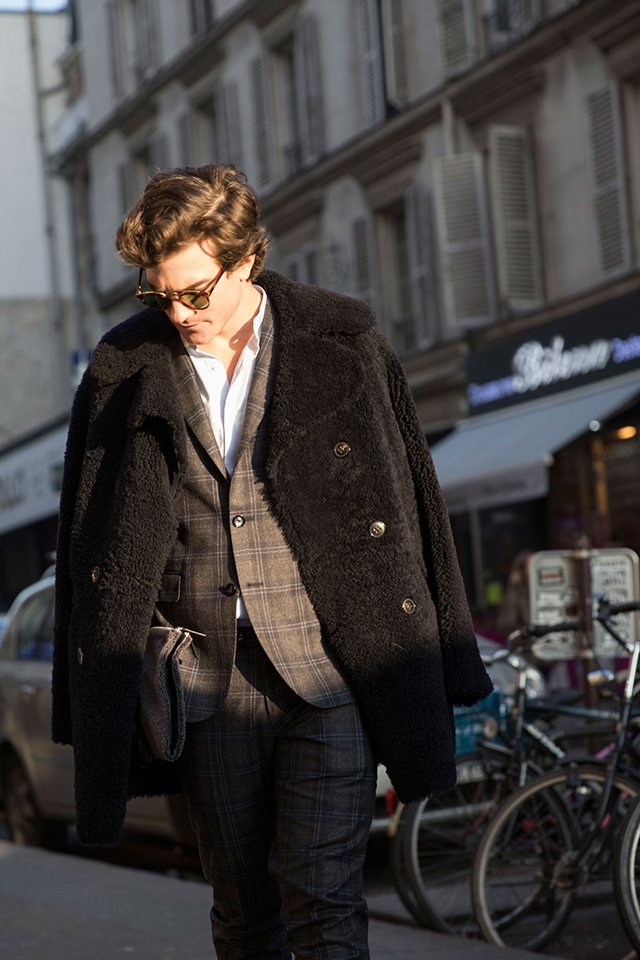 Неделя мужской моды в Париже, осень-зима 2016: street style (фото 10)