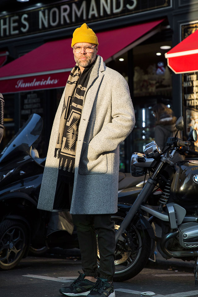 Неделя мужской моды в Париже, осень-зима 2016: street style (фото 4)