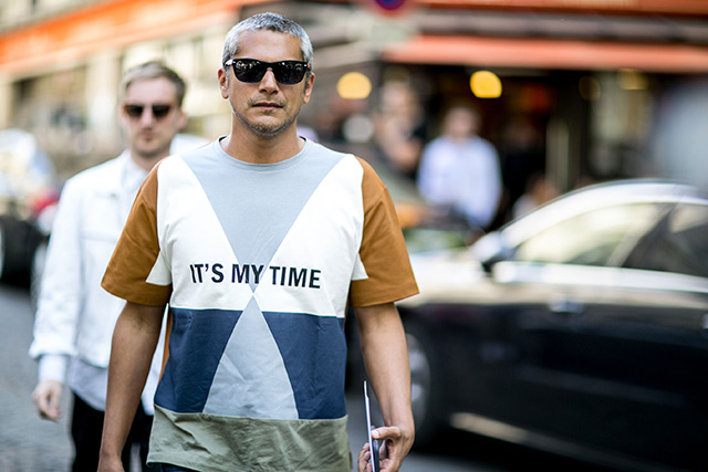 Неделя мужской моды в Париже, весна-лето 2016: street style. Часть 2 (фото 11)