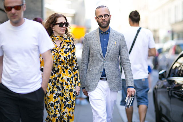 Неделя мужской моды в Париже, весна-лето 2016: street style. Часть 2 (фото 17)