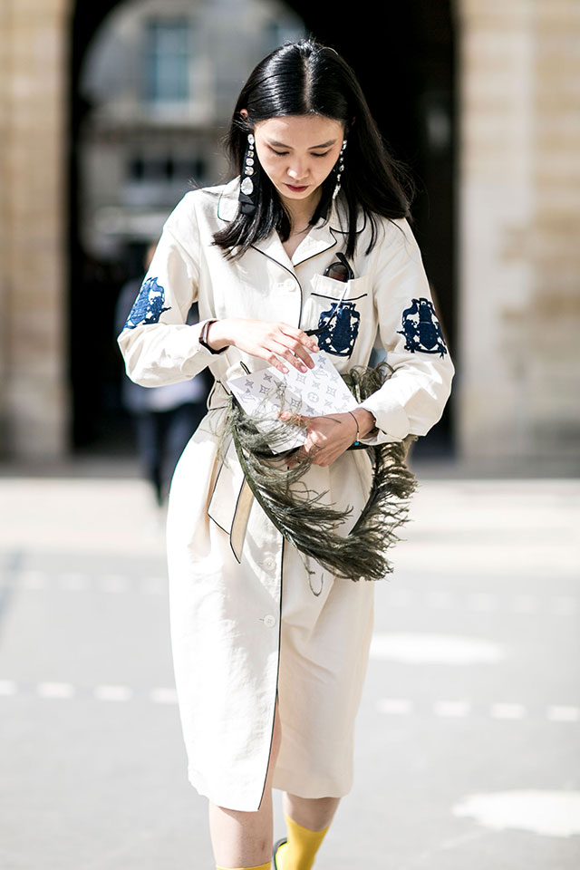 Неделя моды в Париже, весна-лето 2017: street style. Часть 1 (фото 4)