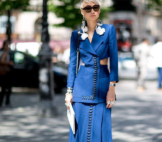 Неделя моды в Париже, весна-лето 2017: street style. Часть 1 (фото 12)