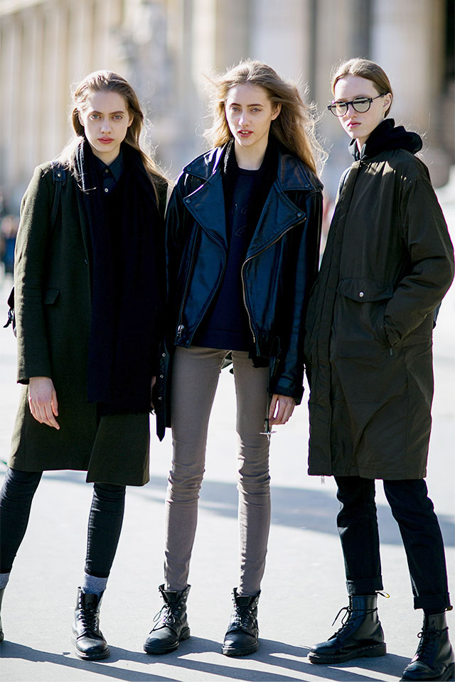 Лия и Одетта Павловы, Лиза Останина От сестер Павловых до сестер Хадид: главные героини подиумов F/W 2016 (фото 6)