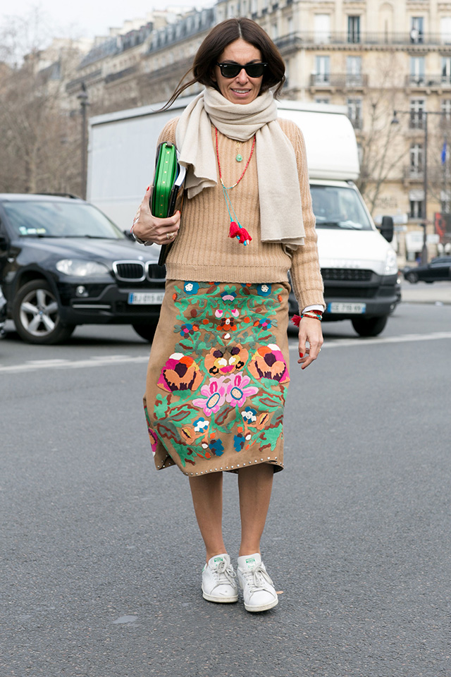 Неделя моды в Париже F/W 2015: street style. Часть 7 (фото 21)