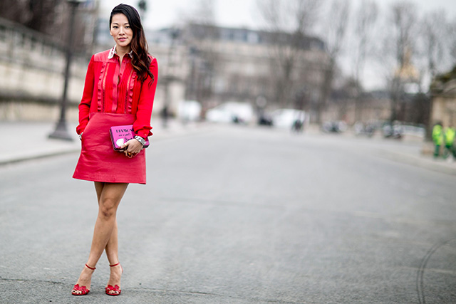 Неделя моды в Париже F/W 2015: street style. Часть 6 (фото 9)