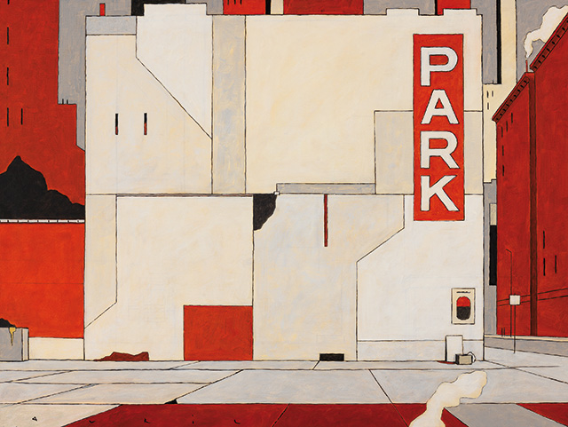 Франсуа Авриль. “Парковка в Нью-Йорке”, холст, акрил. Галерея Petits papiers — Huberty & Breyne Miss Sixty привлекательна как никогда: ярмарка BRAFA отмечает 60-летие (фото 3)