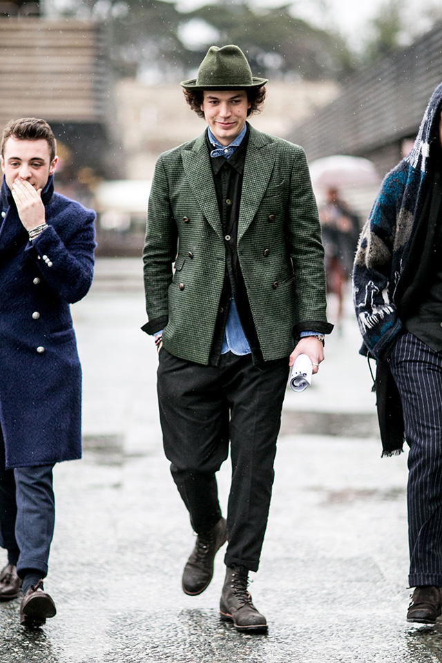 Street style на Pitti Uomo, осень-зима 2016. Часть III (фото 2)