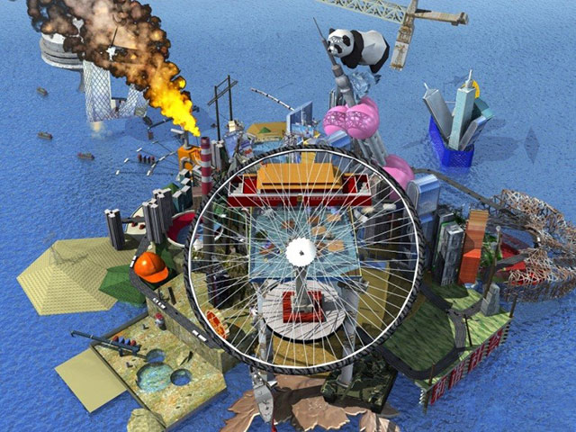 Cao Fei, RMB City Second Life city planning, 2007 Новая выставка в Fondation Louis Vuitton посвящена искусству Китая (фото 10)