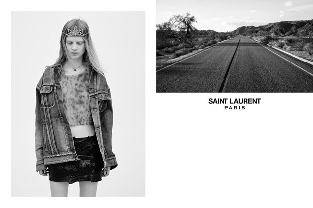 Рекламная кампания Saint Laurent, весна-лето 2016 (фото 1)