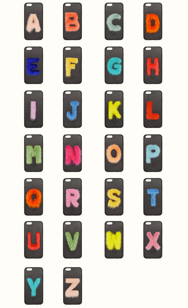 Объект желания: меховой алфавит для iPhone от Fendi (фото 3)