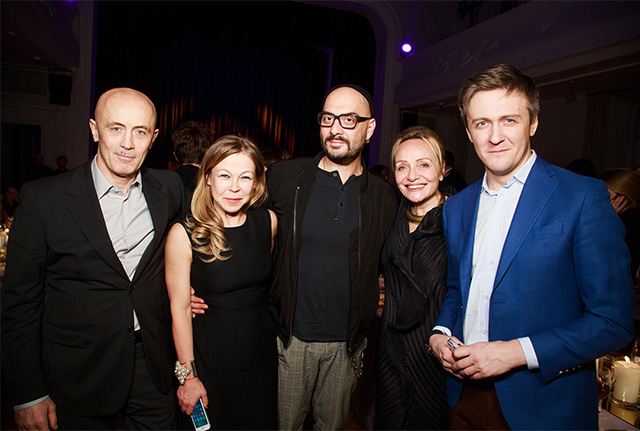 Шалва Бреус, Маргарита Пушкина, Кирилл Серебренников, Тереза Мавика и Денис Соловьев Торжественный прием в честь 15-летия ММОМА (фото 9)