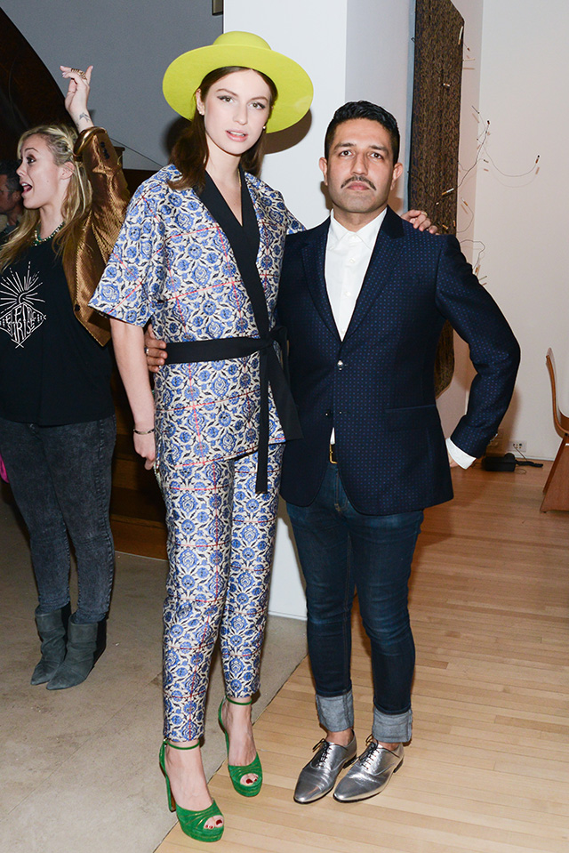 Тали Леннокс и Осман Юсифзаде Презентация четвертого номера журнала The Collective в Нью-Йорке (фото 6)