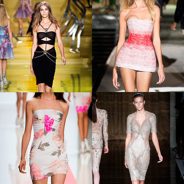 In/Out: платья коконы vs бандажные платья (фото 1)