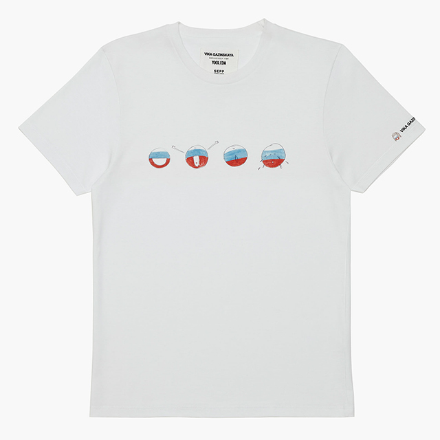 Вика Газинская, Джонатан Андерсон и Дрис Ван Нотен в футбольной коллаборации к Евро-2016 (фото 3)