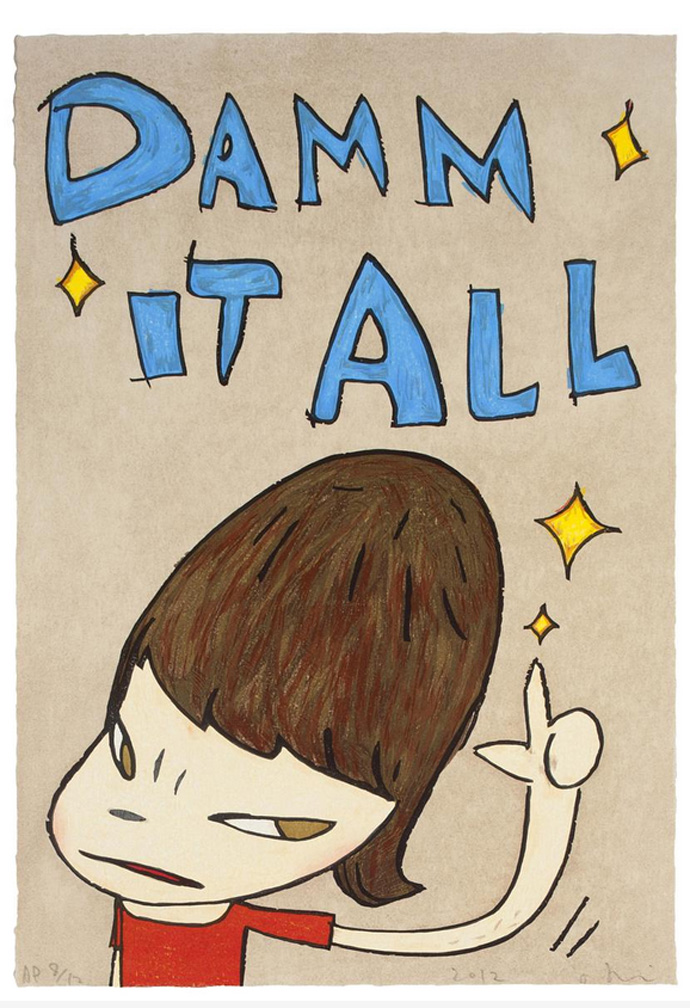 Yoshitomo Nara, "Damn It All"