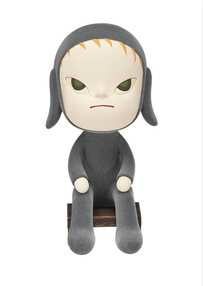 Yoshitomo Nara, "Sleepless Night (Sitting)"