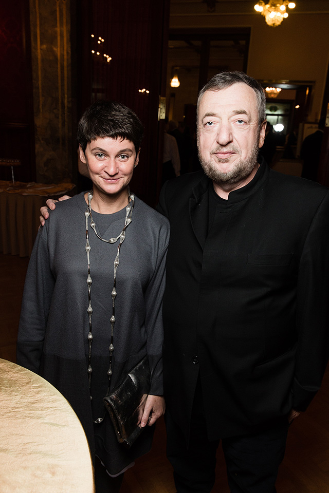 Ольга Ципенюк и Павел Лунгин Ежегодный гала-ужин эндаумент фонда Еврейского музея и Центра толерантности в Москве (фото 10)