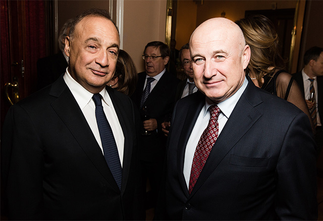 Учредитель эндаумент фонда Еврейского музея и Центра толерантности Леонард Блаватник и Марк Гарбер Ежегодный гала-ужин эндаумент фонда Еврейского музея и Центра толерантности в Москве (фото 3)