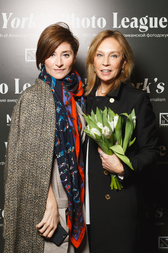 Софико Шеварднадзе и Алена Долецкая Открытие выставки New York's Photo League (фото 2)