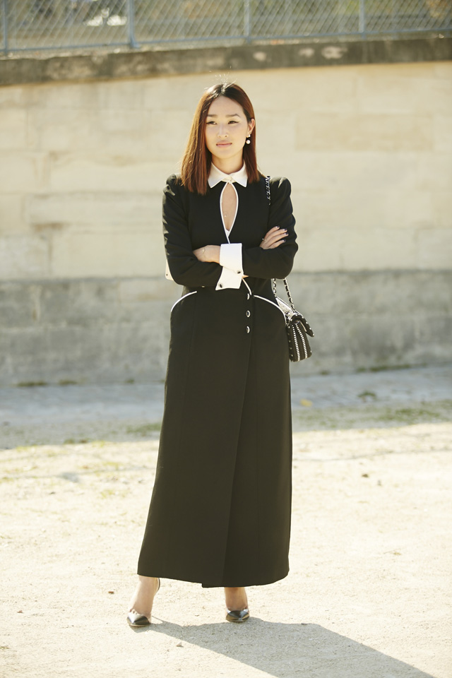 Неделя моды в Париже, весна-лето 2016: street style. Часть 2 (фото 17)