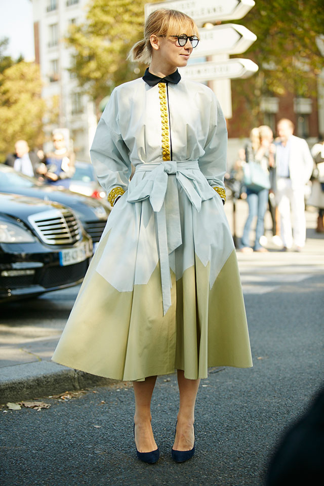 Неделя моды в Париже, весна-лето 2016: street style. Часть 3 (фото 4)