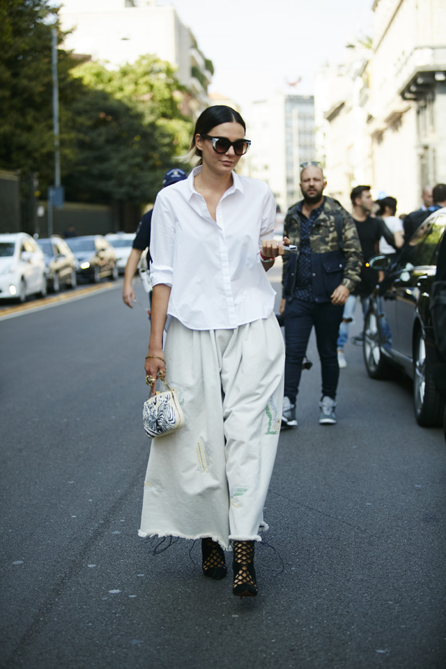 Неделя моды в Милане, весна-лето 2016: street style. Часть 3 (фото 17)