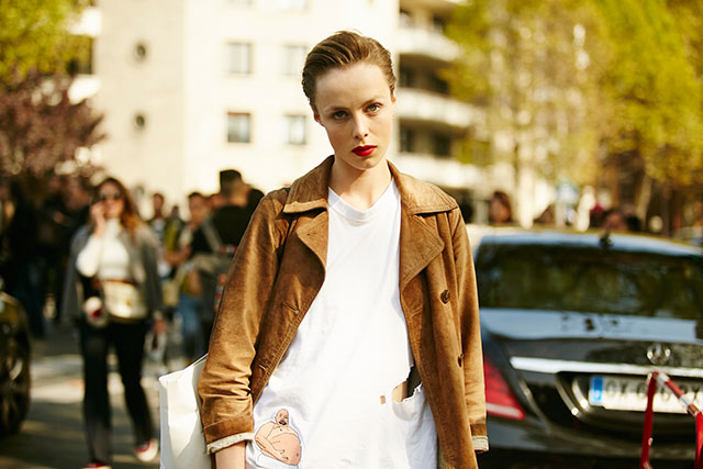 Неделя моды в Париже, весна-лето 2016: street style. Часть 3 (фото 16)