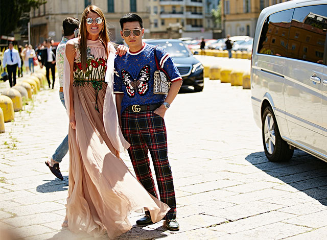 Неделя моды в Милане, весна-лето 2017: street style. Часть 2 (фото 19)