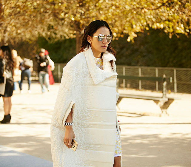 Неделя моды в Париже, весна-лето 2016: street style. Часть 1 (фото 13)