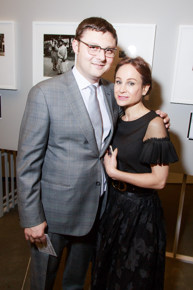 Василий Церетели и Кира Сакарелло Открытие выставки New York's Photo League (фото 4)