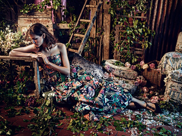 Кендра Спирс в богемной съемке Net-a-Porter для The Edit (фото 4)