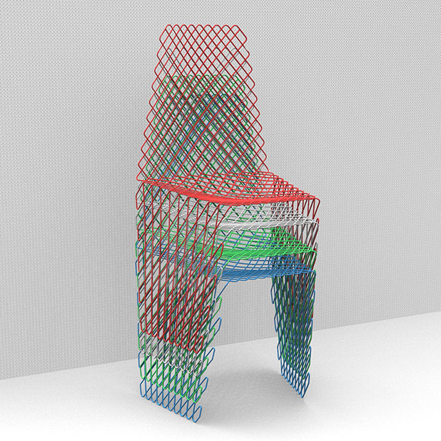 Студия Acid "соткала" ультралегкие стулья Сetka (фото 1)