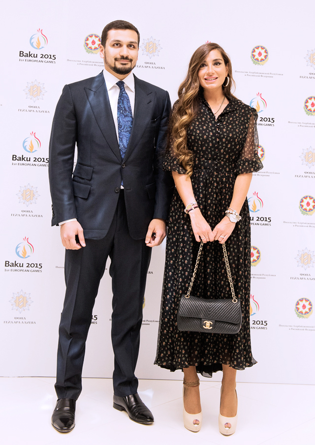 Самед Курбанов и Арзу Алиева Мехрибан Алиева представила 1-е Европейские игры (фото 4)