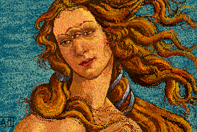 Энди Уорхол, Венера, 1985 Компьютерные картины Энди Уорхола обнаружены спустя 30 лет (фото 3)