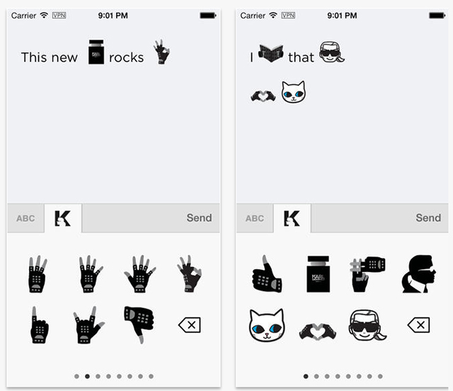 Приложение emotiKarl: новые emoji от Карла Лагерфельда (фото 2)