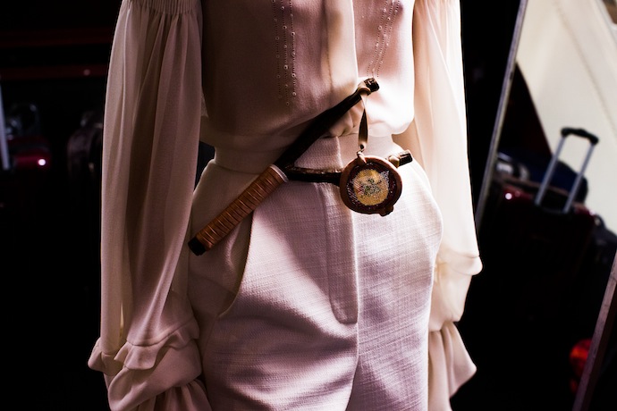 Backstage показа Ulyana Sergeenko в Париже (фото 20)