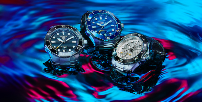 TAG Heuer показал новые спортивные часы Aquaracer Professional 300