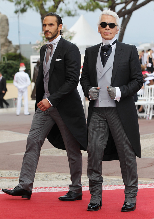 Себастьян Жондо и Карл Лагерфельд Телохранитель Карла Лагерфельда дал интервью журналу Man of the World (фото 1)