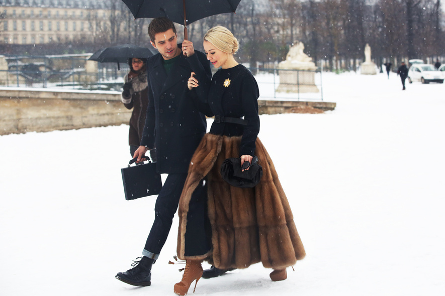 Неделя высокой моды в Париже. Streetstyle. Часть I (фото 8)