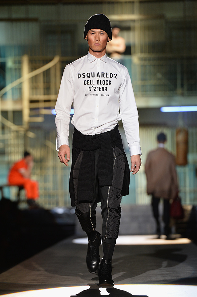 Неделя мужской моды в Милане: показ Dsquared2, осень-зима 2014 (фото 8)